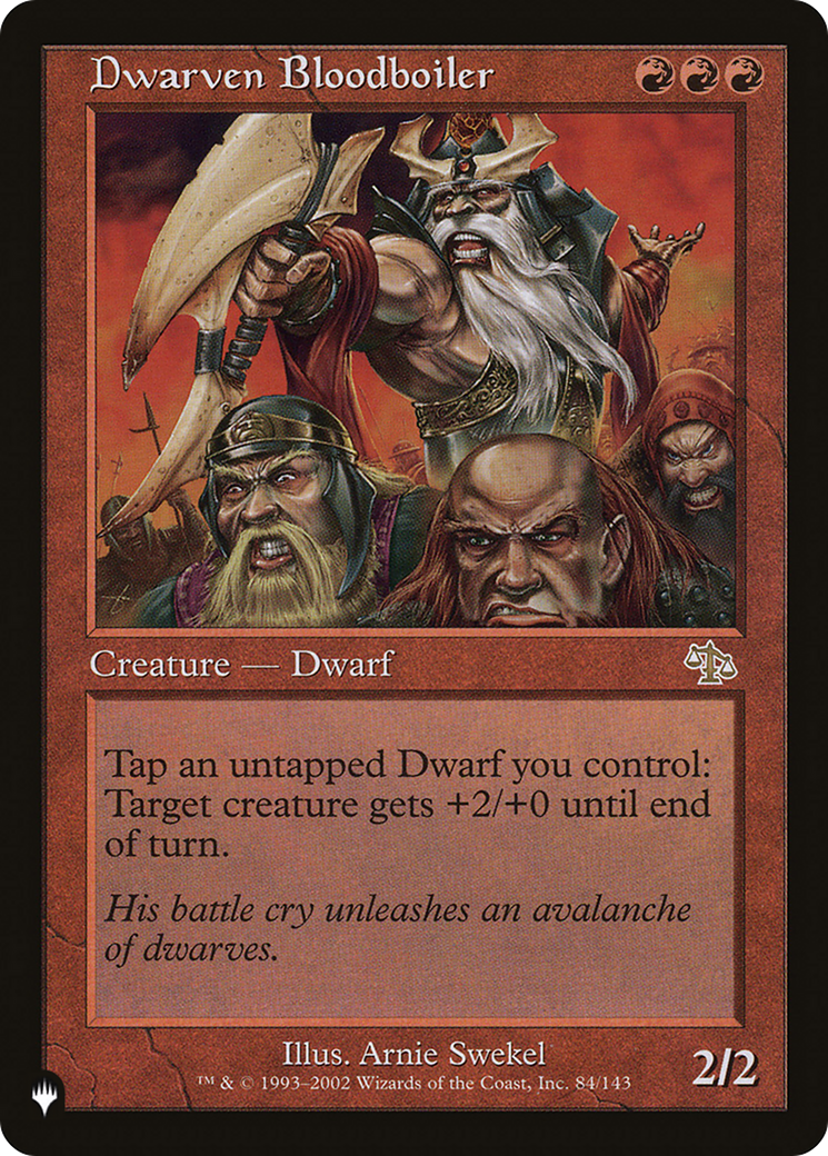 Dwarven Bloodboiler (Retro) (JUD-84) - The List