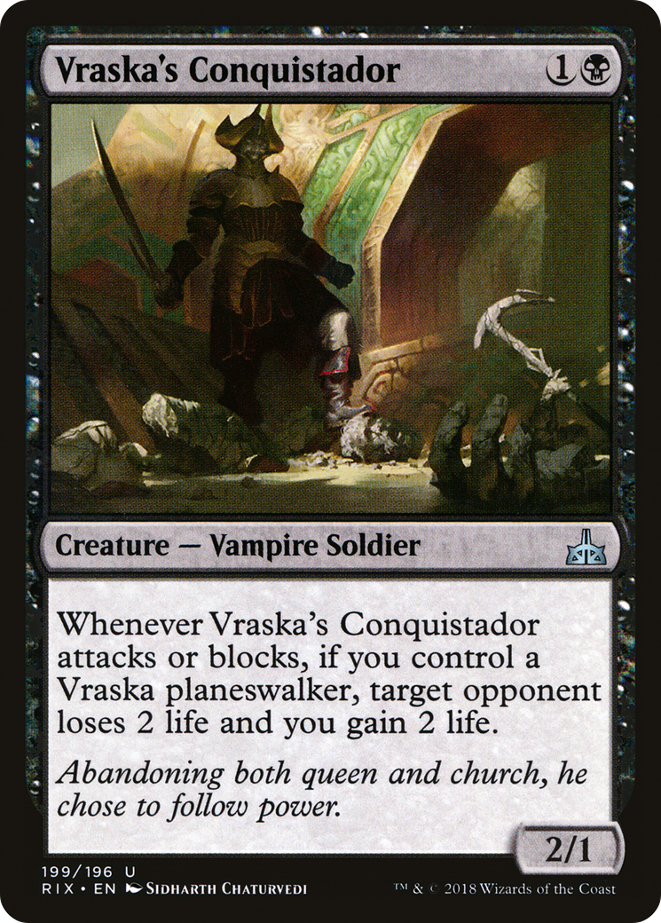 Vraska's Conquistador (199) - Rivals of Ixalan