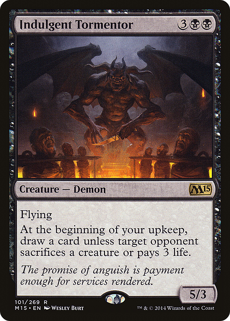 Indulgent Tormentor (101) Foil - Magic 2015