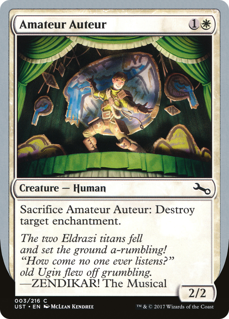 Amateur Auteur (03d) Foil - Unstable