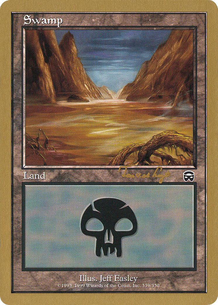 Swamp (339) - 2001 Tom van de Logt (MMQ) (Retro) - World Championship Decks 2001