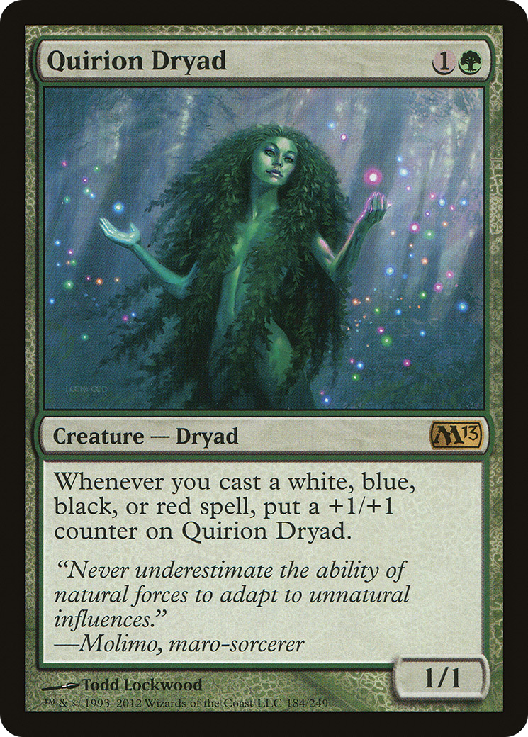 Quirion Dryad (184) Foil - Magic 2013