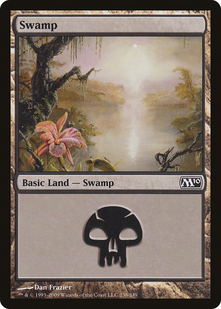 Swamp (238) Foil - Magic 2010