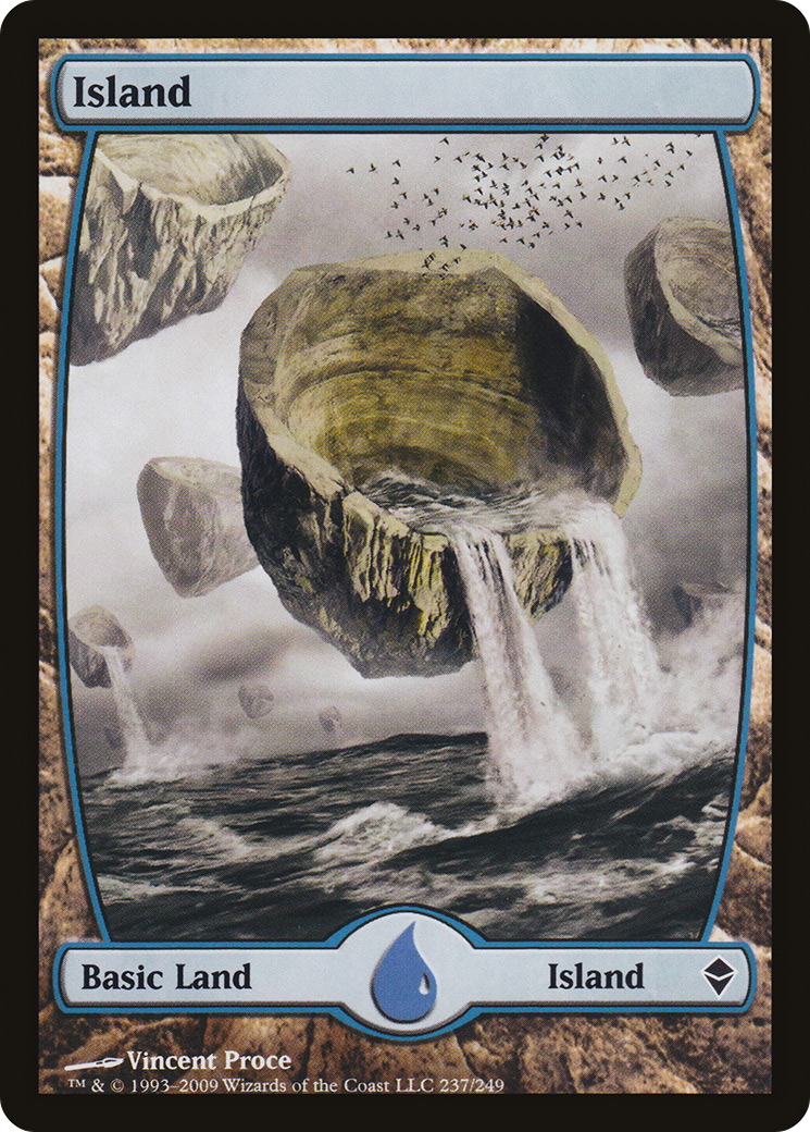 Island – Full Art (237) - Zendikar