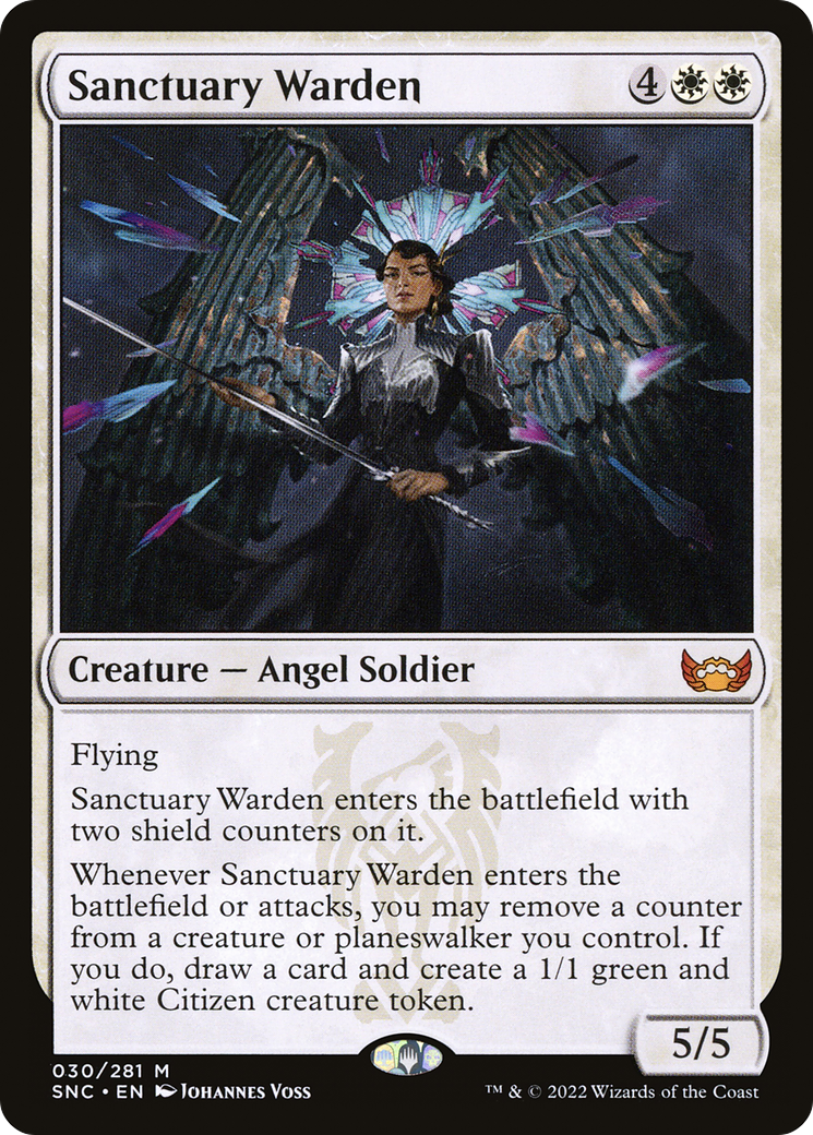 Sanctuary Warden (030) Foil - Streets of New Capenna