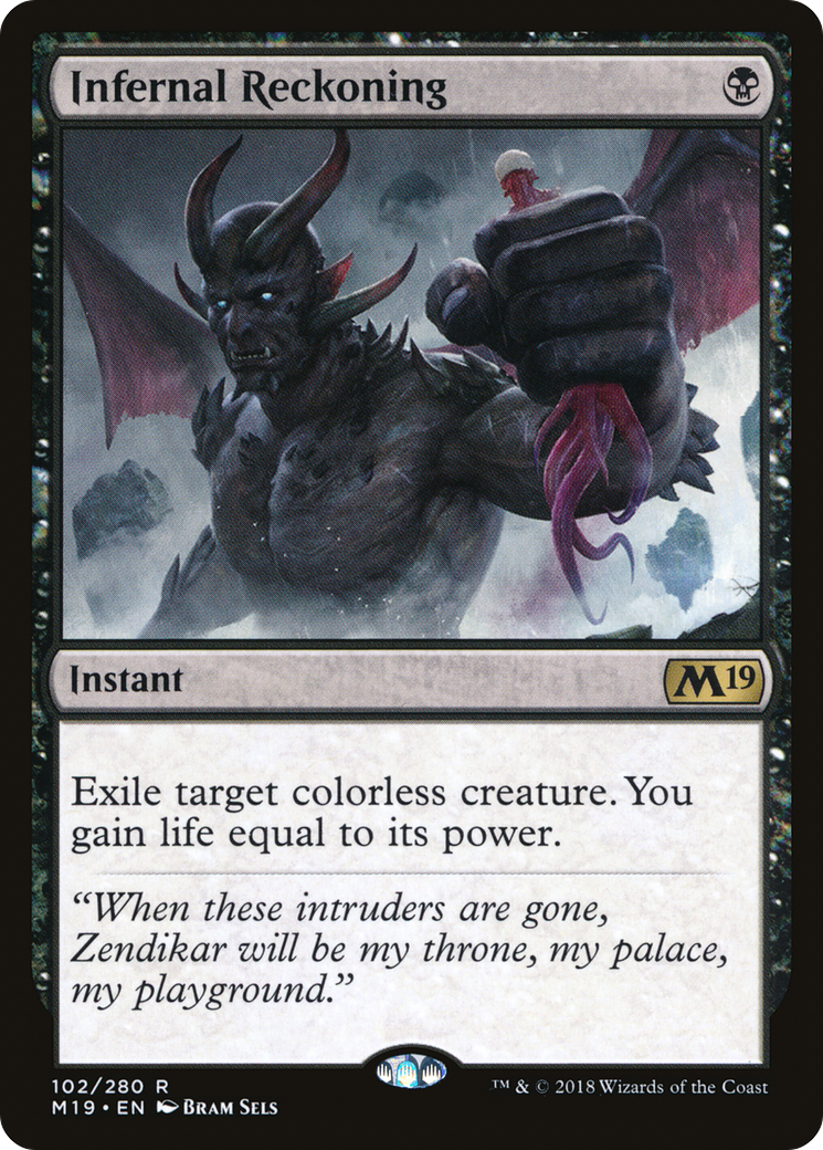 Infernal Reckoning (102) Foil - Core Set 2019