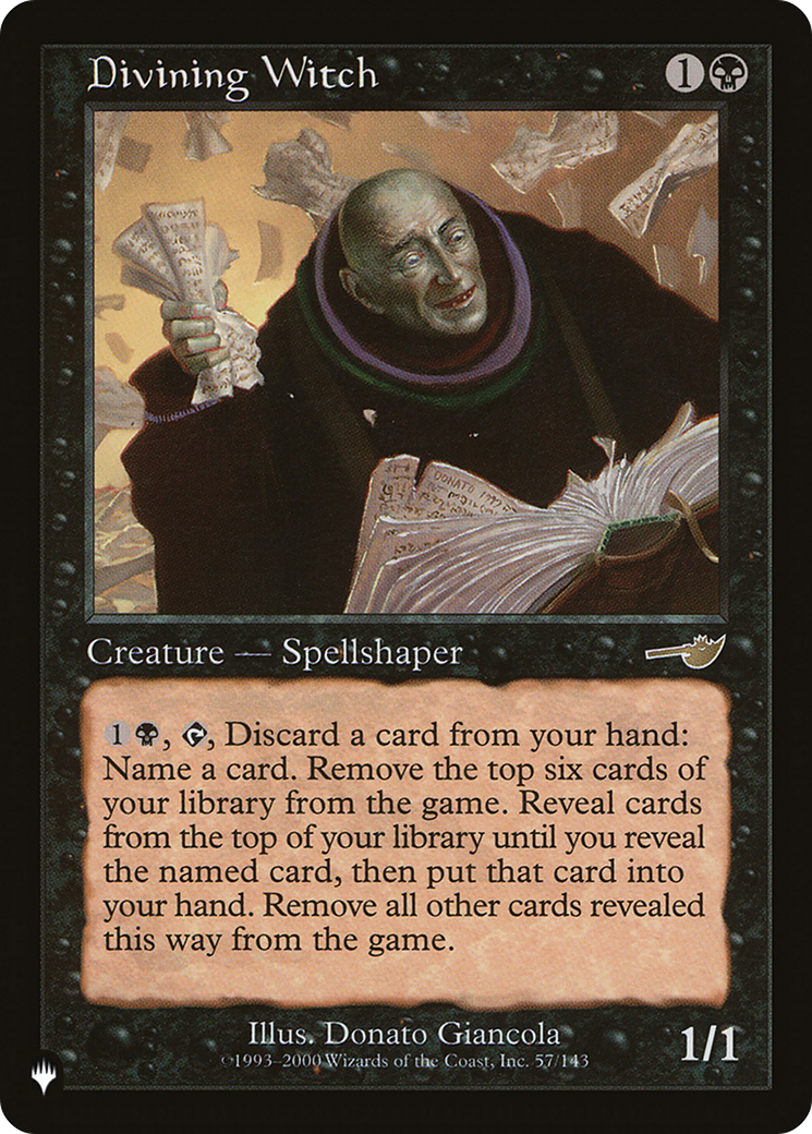 Divining Witch (Retro) (NEM-57) - The List