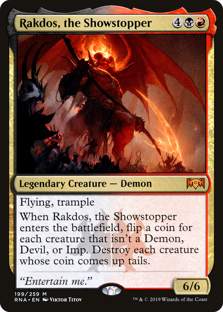 Rakdos, the Showstopper (199) Foil - Ravnica Allegiance