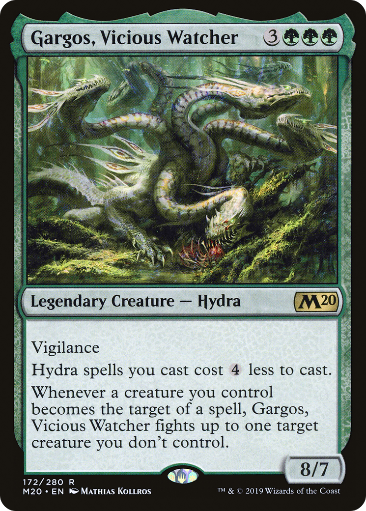 Gargos, Vicious Watcher (172) Foil - Core Set 2020