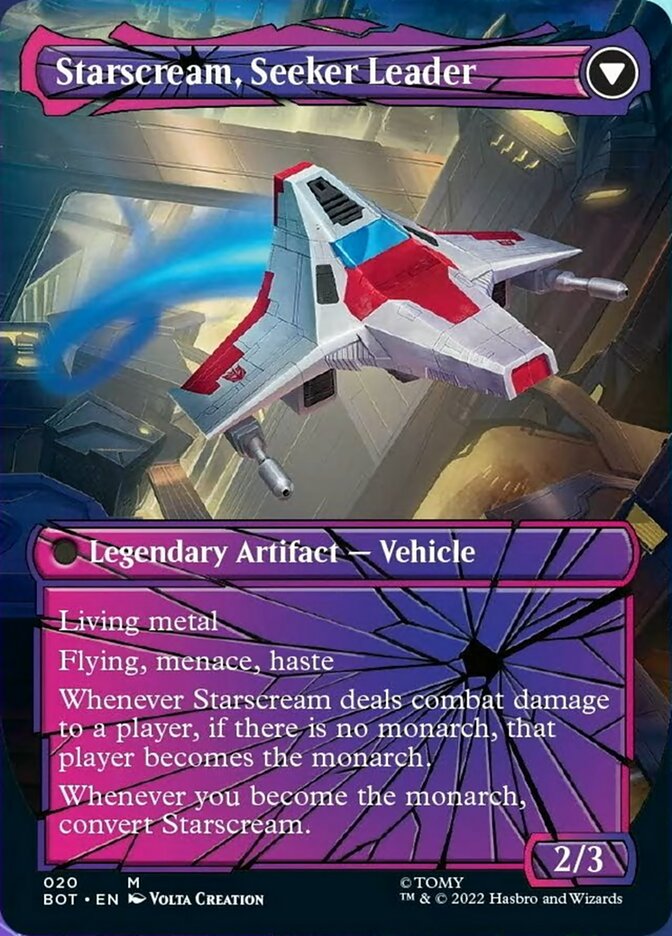 Starscream, Power Hungry // Starscream, Seeker Leader (Shattered Glass) (020) - Transformers