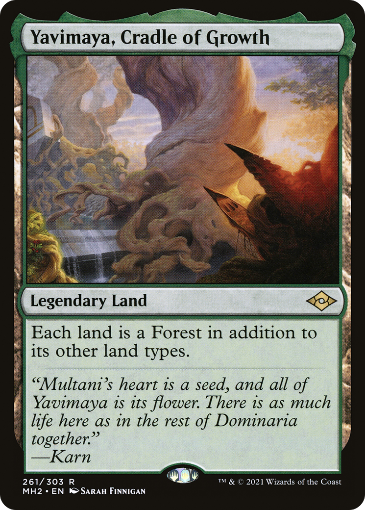 Yavimaya, Cradle of Growth (261) Foil - Modern Horizons 2