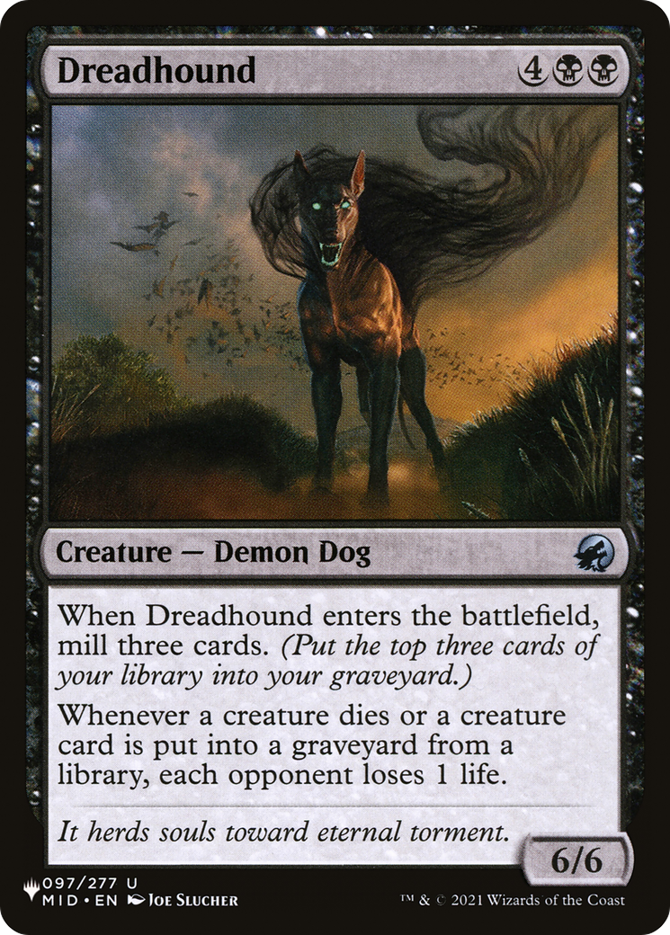 Dreadhound (MID-97) - The List