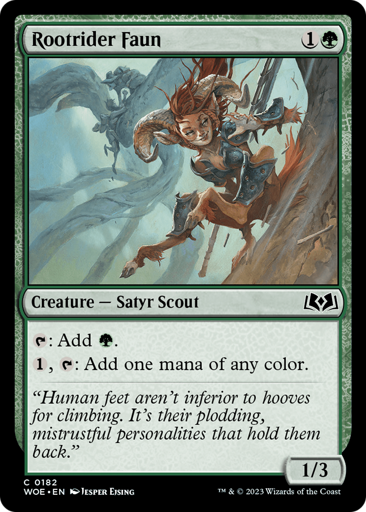 Rootrider Faun (182) - Wilds of Eldraine