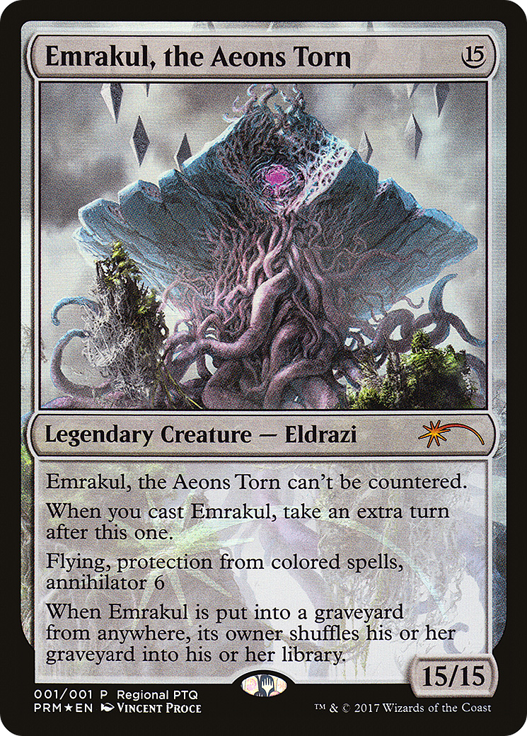Emrakul, the Aeons Torn (001) Foil - Pro Tour Promos