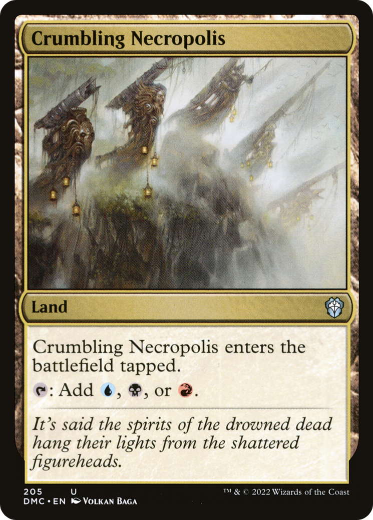 Crumbling Necropolis (205) - Dominaria United Commander