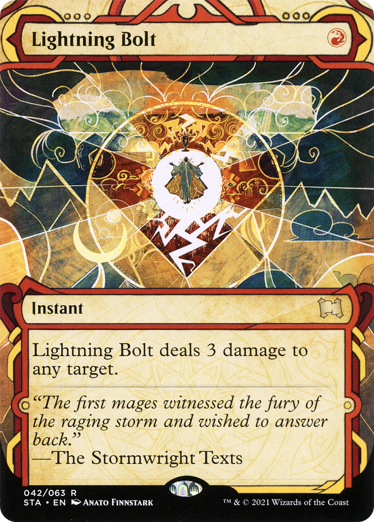Lightning Bolt (042) Foil - Strixhaven Mystical Archive