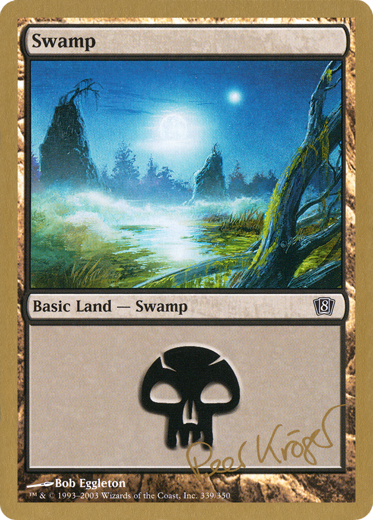 Swamp (339) - 2003 Peer Kroger (8ED) - World Championship Decks 2003