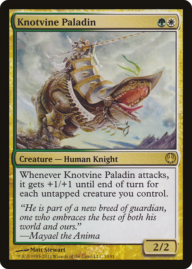 Knotvine Paladin (010) - Duel Decks: Knights vs. Dragons