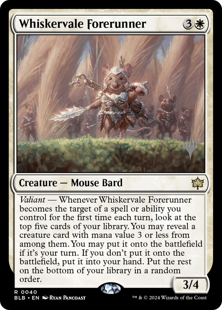 Whiskervale Forerunner (040) Foil - Bloomburrow Promos