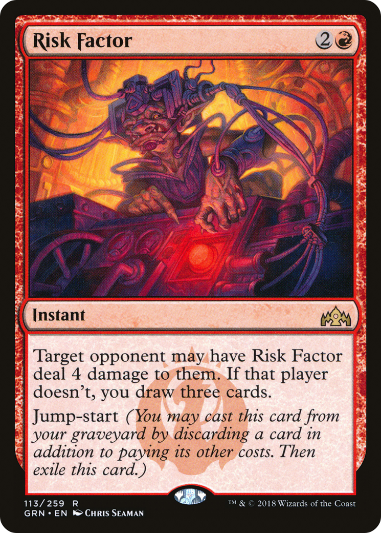 Risk Factor (113) Foil - Guilds of Ravnica