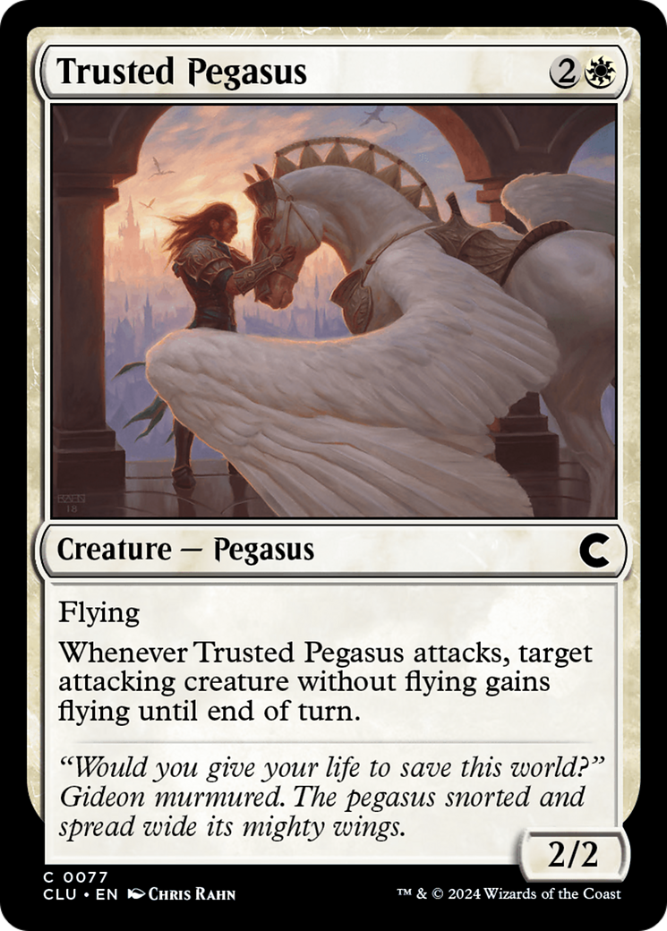 Trusted Pegasus (077) - Ravnica: Clue Edition