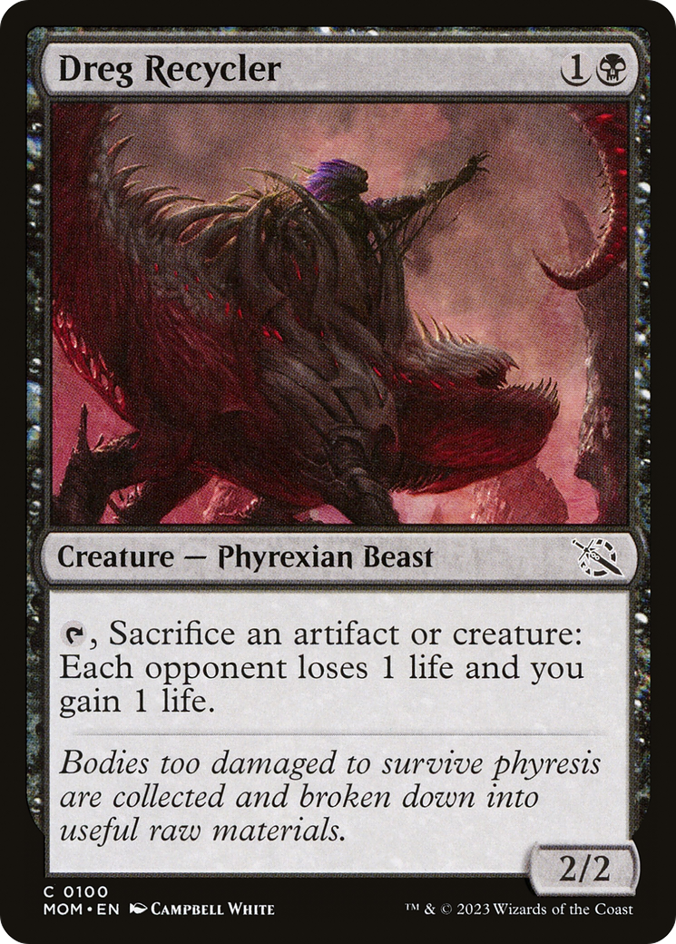 Dreg Recycler (100) Foil - March of the Machine