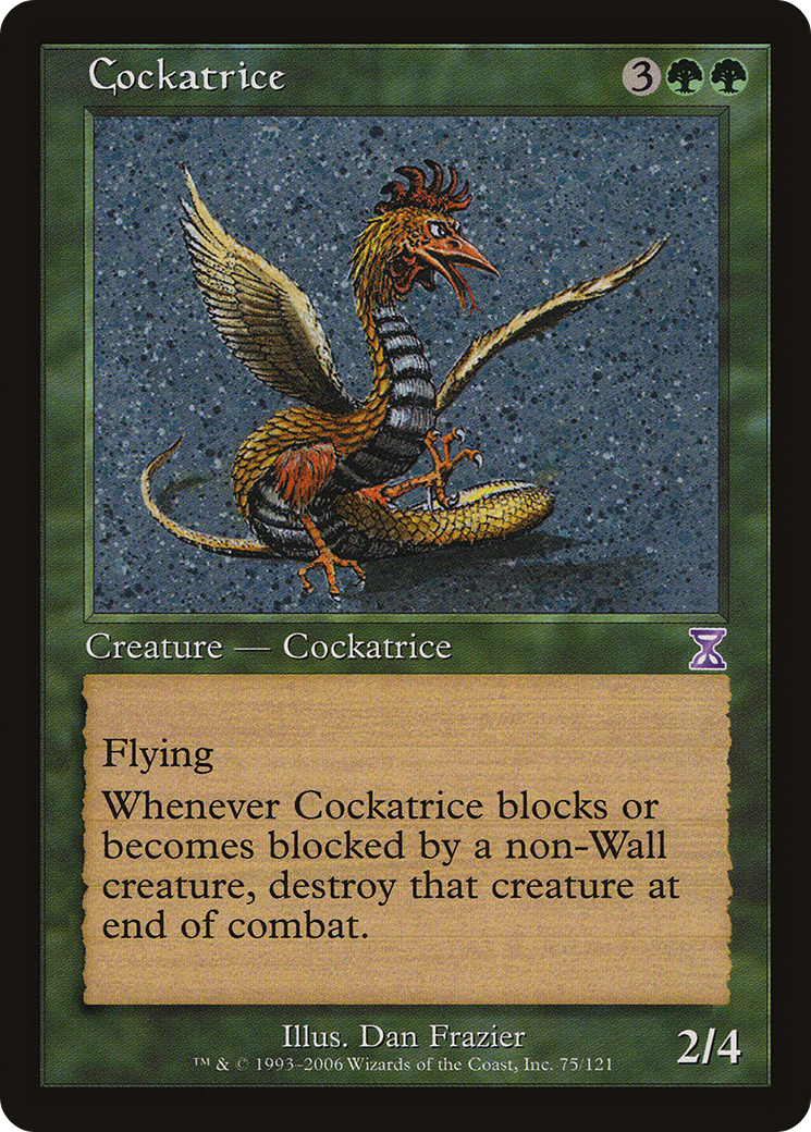 Cockatrice (Retro) (075) - Time Spiral Timeshifted