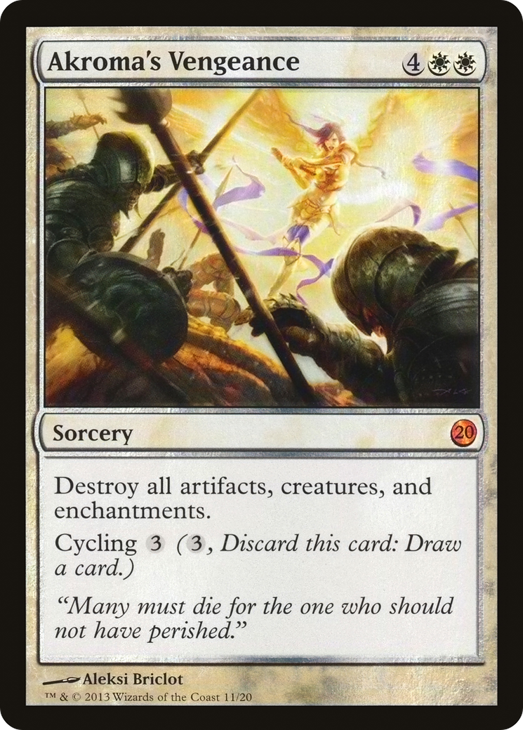 Akroma's Vengeance (011) Foil - From the Vault: Twenty