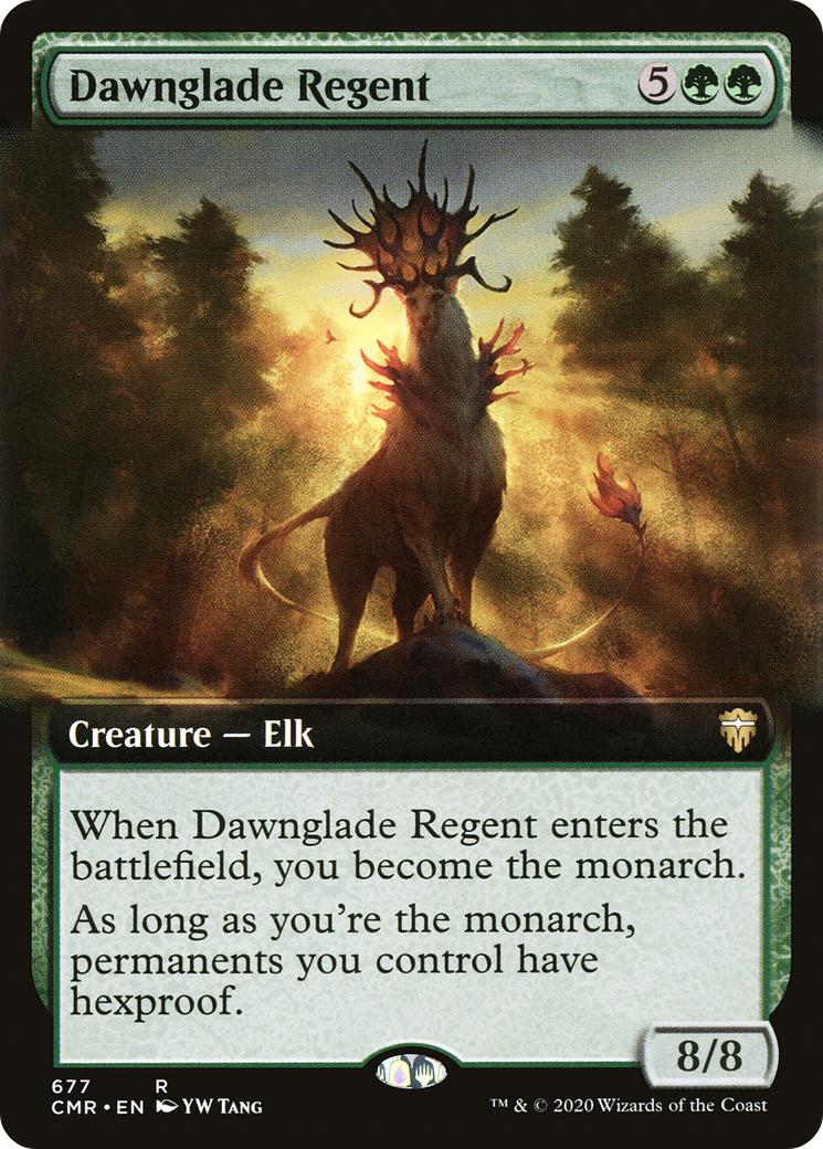 Dawnglade Regent (Extended Art) (677) - Commander Legends