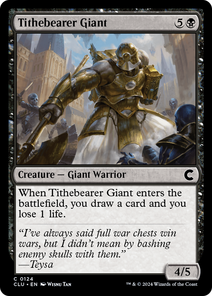 Tithebearer Giant (124) - Ravnica: Clue Edition