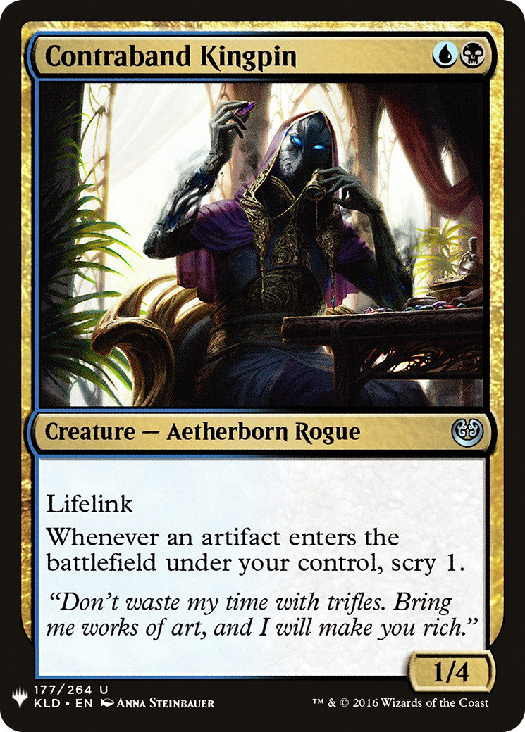 Contraband Kingpin (KLD-177) - The List