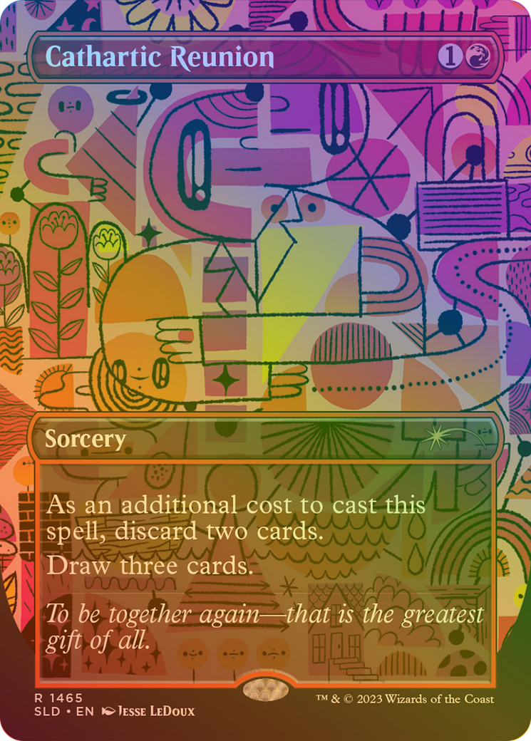 Cathartic Reunion (1465) Rainbow Foil - Secret Lair Drop