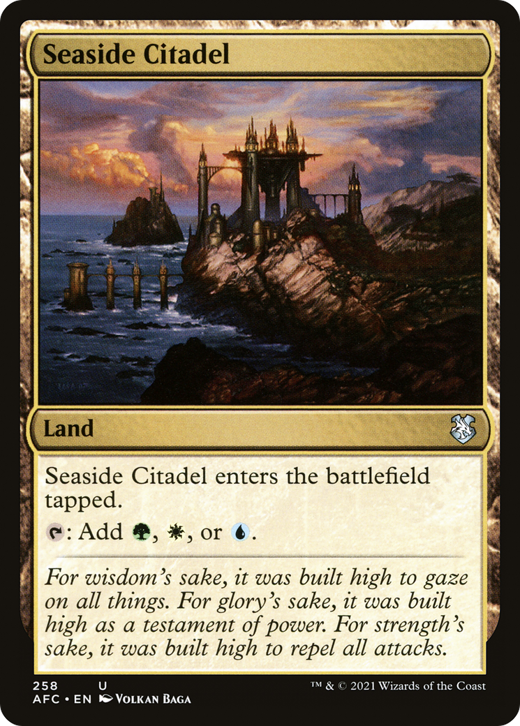 Seaside Citadel (258) - Forgotten Realms Commander