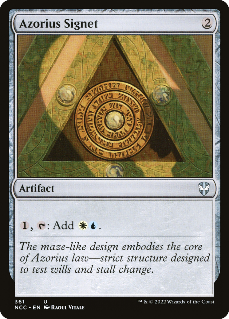 Azorius Signet (361) - New Capenna Commander