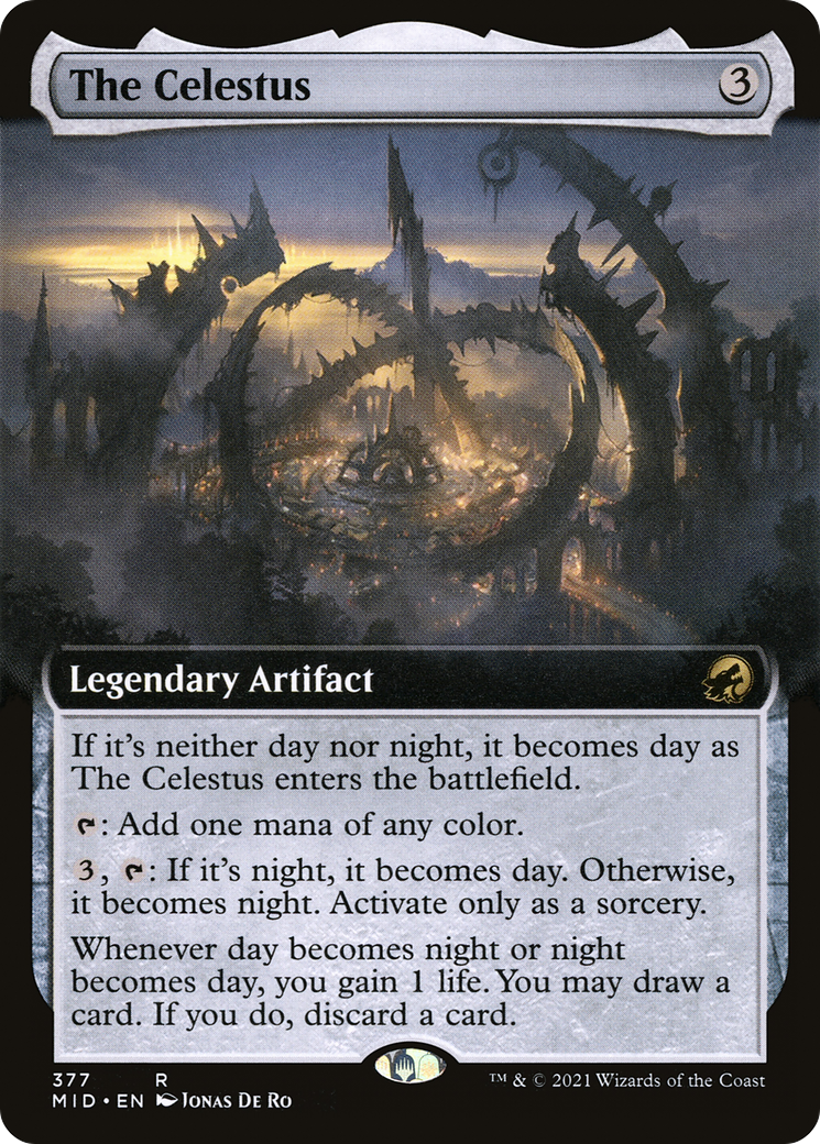 The Celestus (Extended Art) (377) Foil - Innistrad: Midnight Hunt