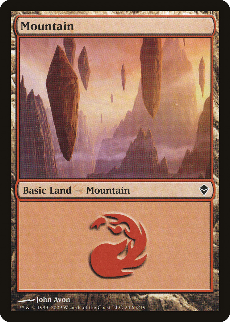 Mountain (242a) - Zendikar