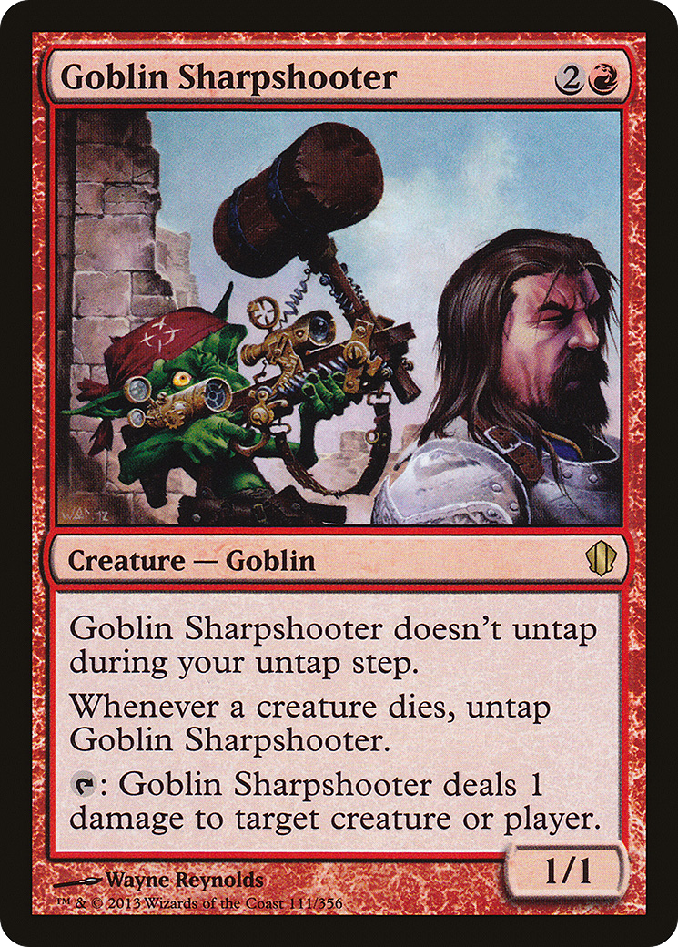 Goblin Sharpshooter (111) - Commander 2013