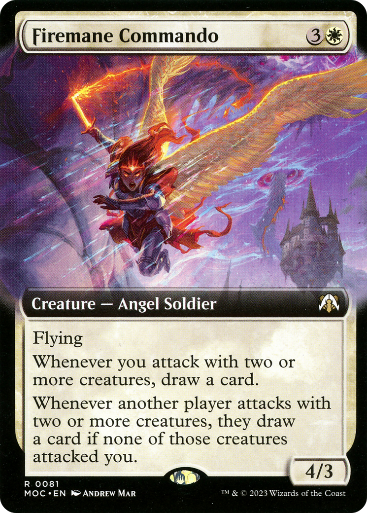Firemane Commando (Extended Art) (081) - March of the Machine Commander