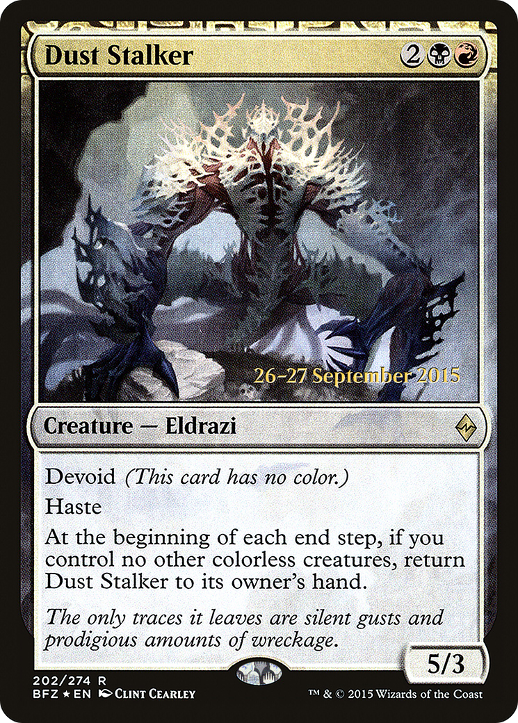 Dust Stalker (202) Foil - Battle for Zendikar Promos