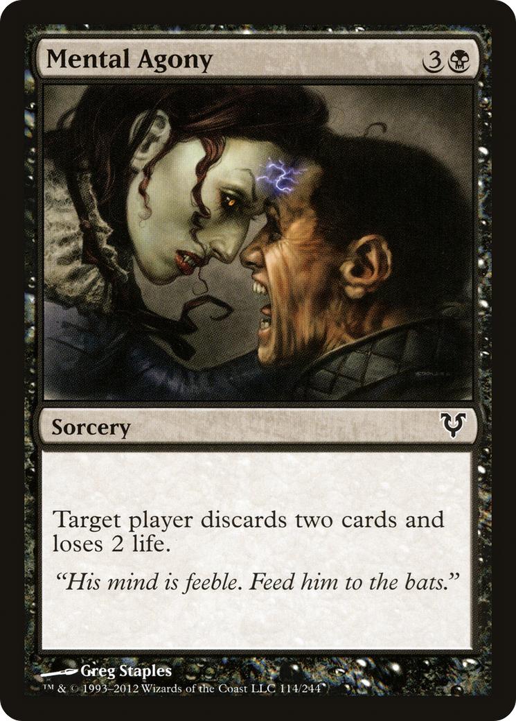 Mental Agony (114) Foil - Avacyn Restored