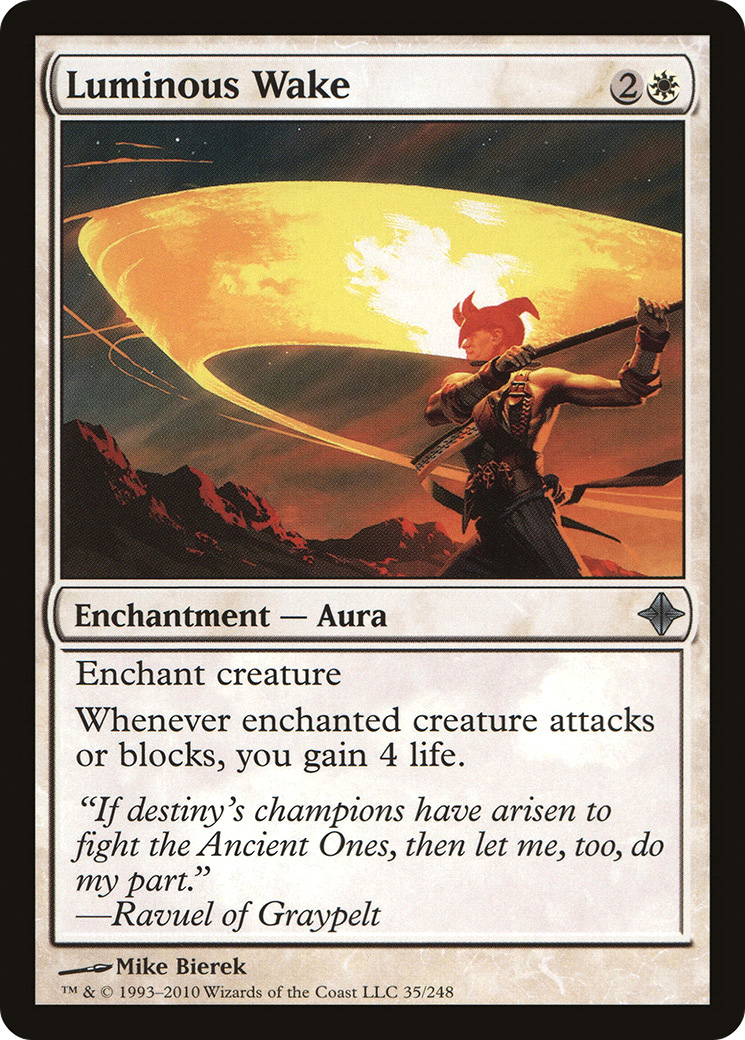 Luminous Wake (035) Foil - Rise of the Eldrazi