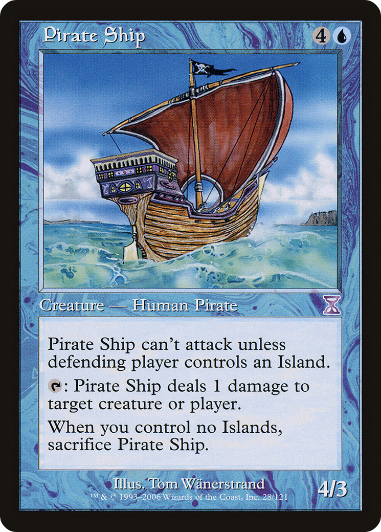 Pirate Ship (Retro) (028) - Time Spiral Timeshifted