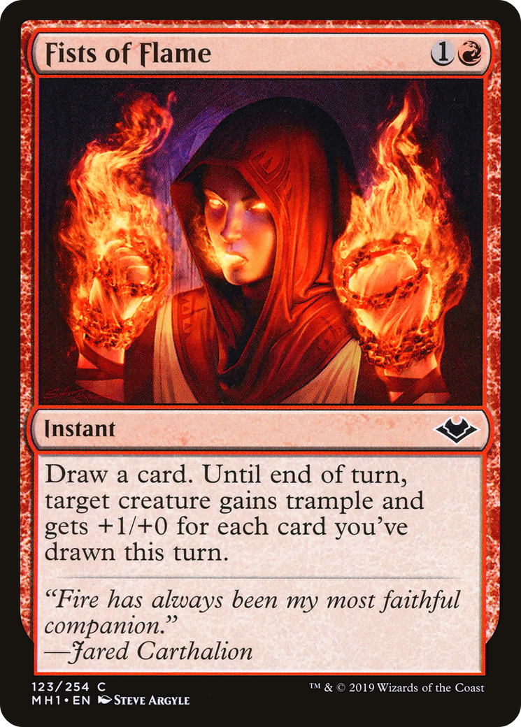 Fists of Flame (123) Foil - Modern Horizons