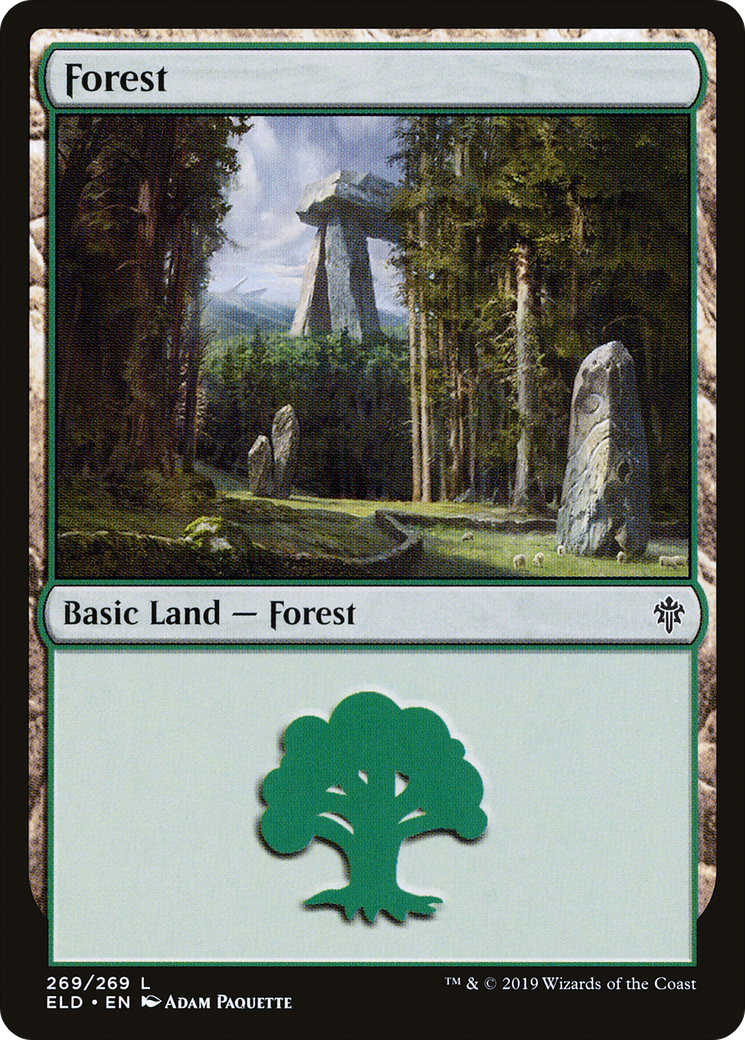 Forest (269) Foil - Throne of Eldraine