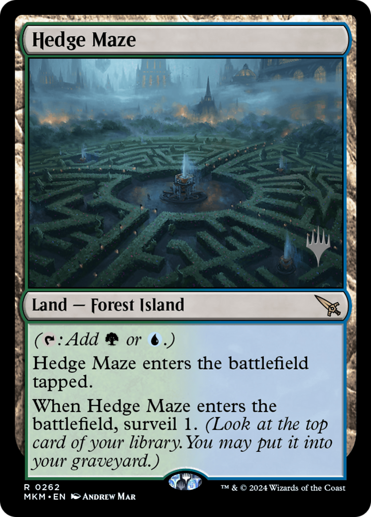 Hedge Maze (262) Foil - Murders at Karlov Manor Promos