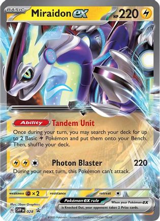 Miraidon ex - 028 (28) Holofoil - SV Scarlet & Violet Promo Cards