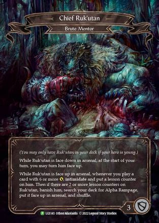 Chief Ruk'utan - LGS145 (LGS145) Rainbow Foil - Flesh and Blood: Promo Cards