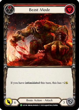Beast Mode - LGS146 (LGS146) Rainbow Foil - Flesh and Blood: Promo Cards