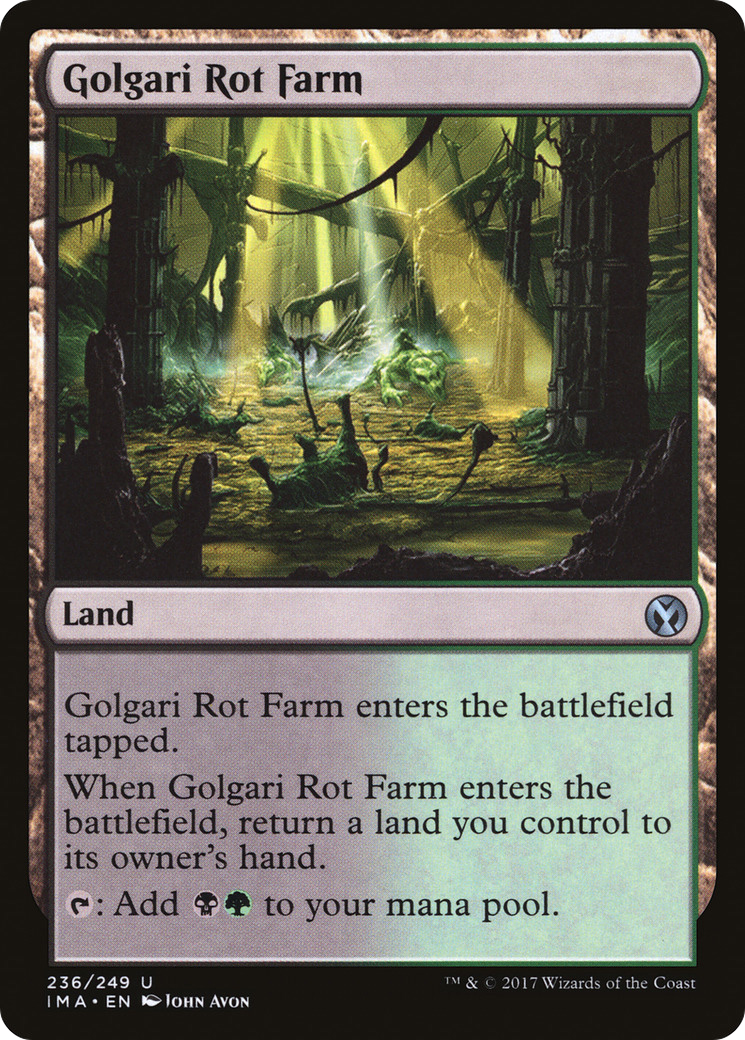 Golgari Rot Farm (236) Foil - Iconic Masters