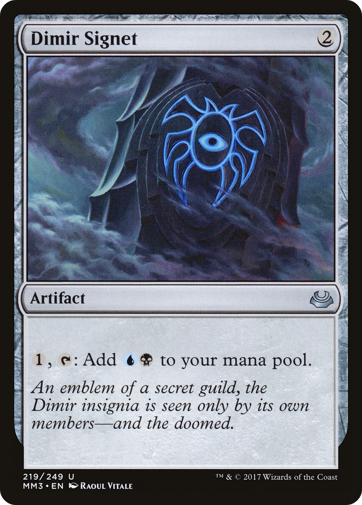 Dimir Signet (219) Foil - Modern Masters 2017